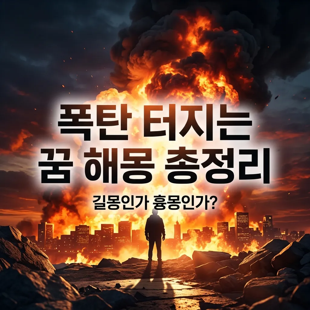 폭탄 터지는 꿈 해몽 메인 이미지